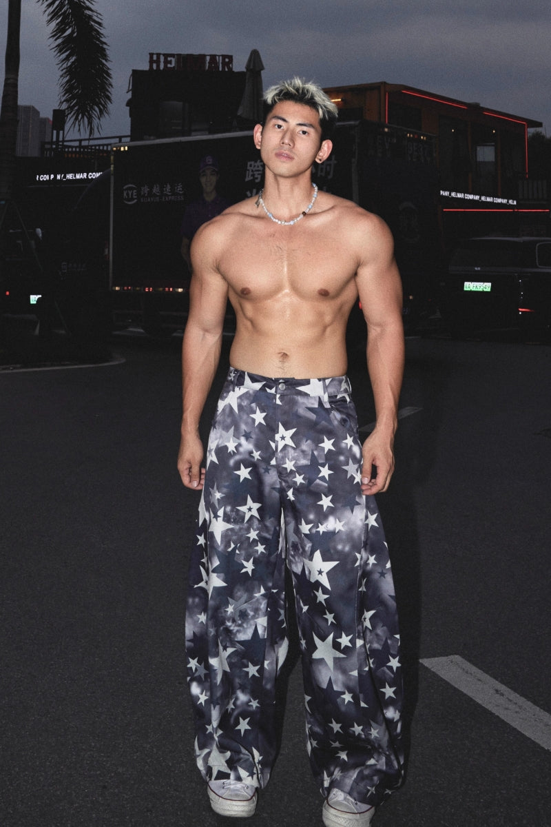 Galaxy Star Wide Pants  #PM008