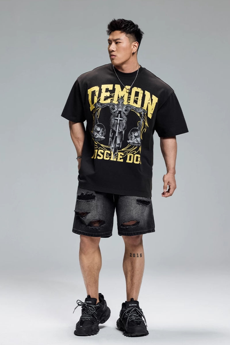 Heavy Texture Sports T-Shirt  #MD080