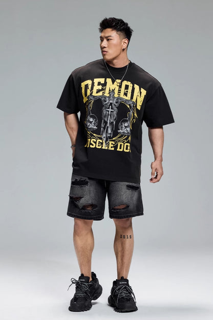 Heavy Texture Sports T-Shirt  #MD080