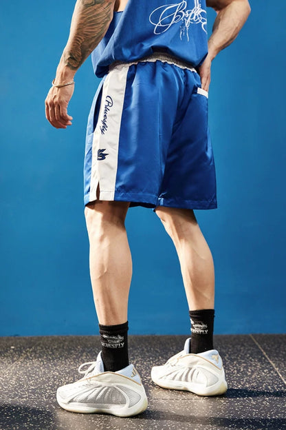 Silky Touch Wide Script Shorts  #BF155