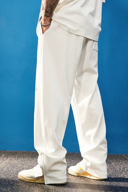 Heavy Nylon Eagle Wide Pants  #FS151