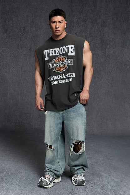 Club Badge Loose Sleeveless  #TK036