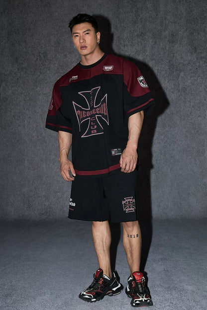 Multi Badge Block IceSkin T-Shirt  #TK035