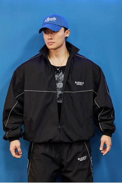 Outline Graphic Track Jacket  #BF159