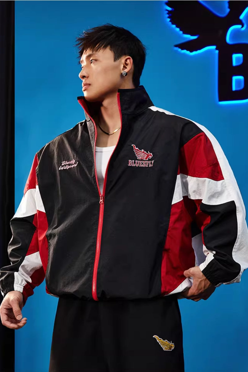 Vintage Racing Track Jacket  #BF137