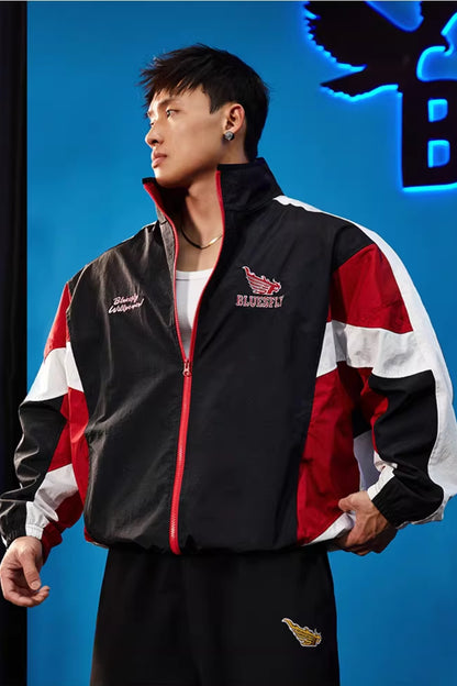 Vintage Racing Track Jacket  #BF137