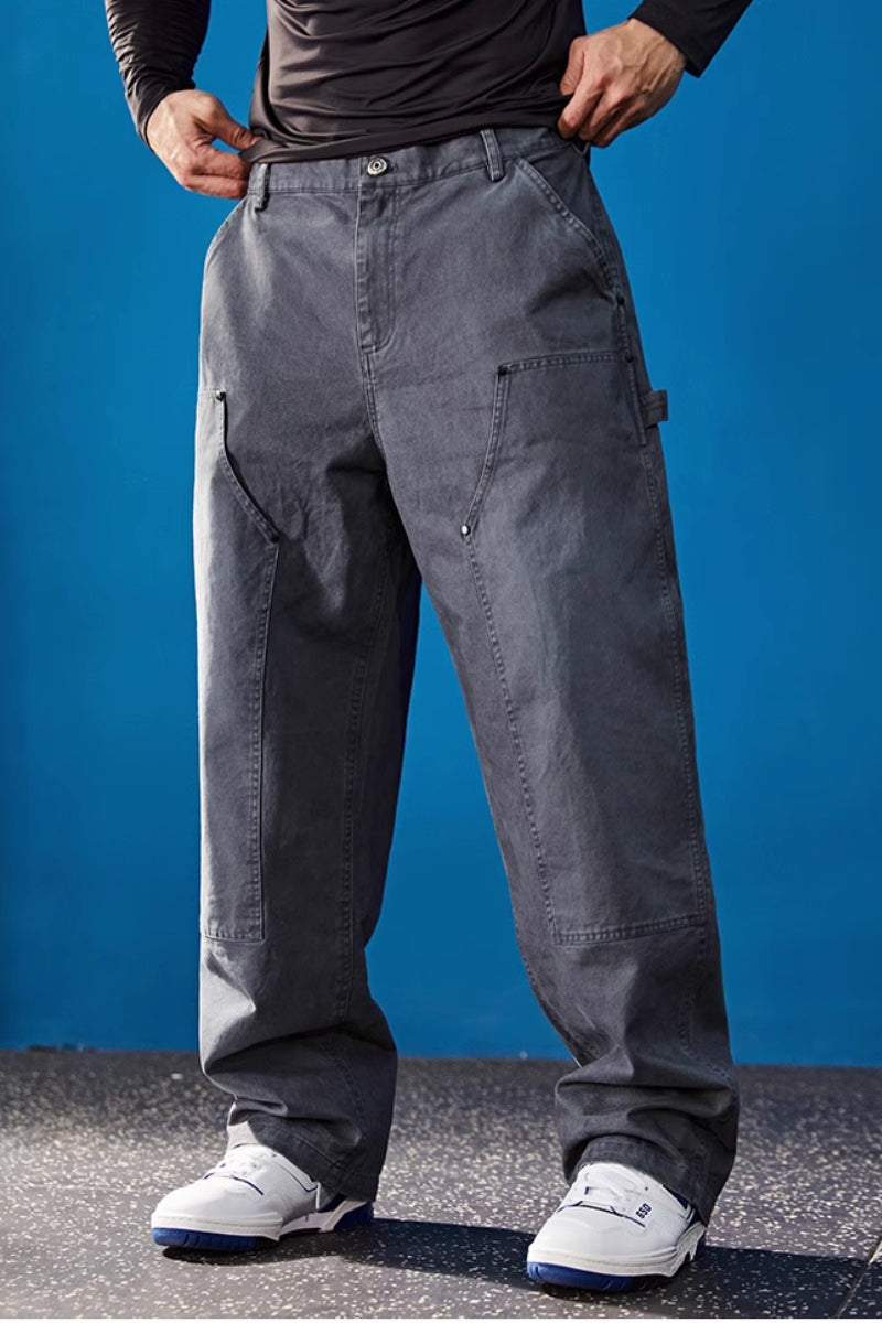 Fade Wash Wide Pants  #BF129