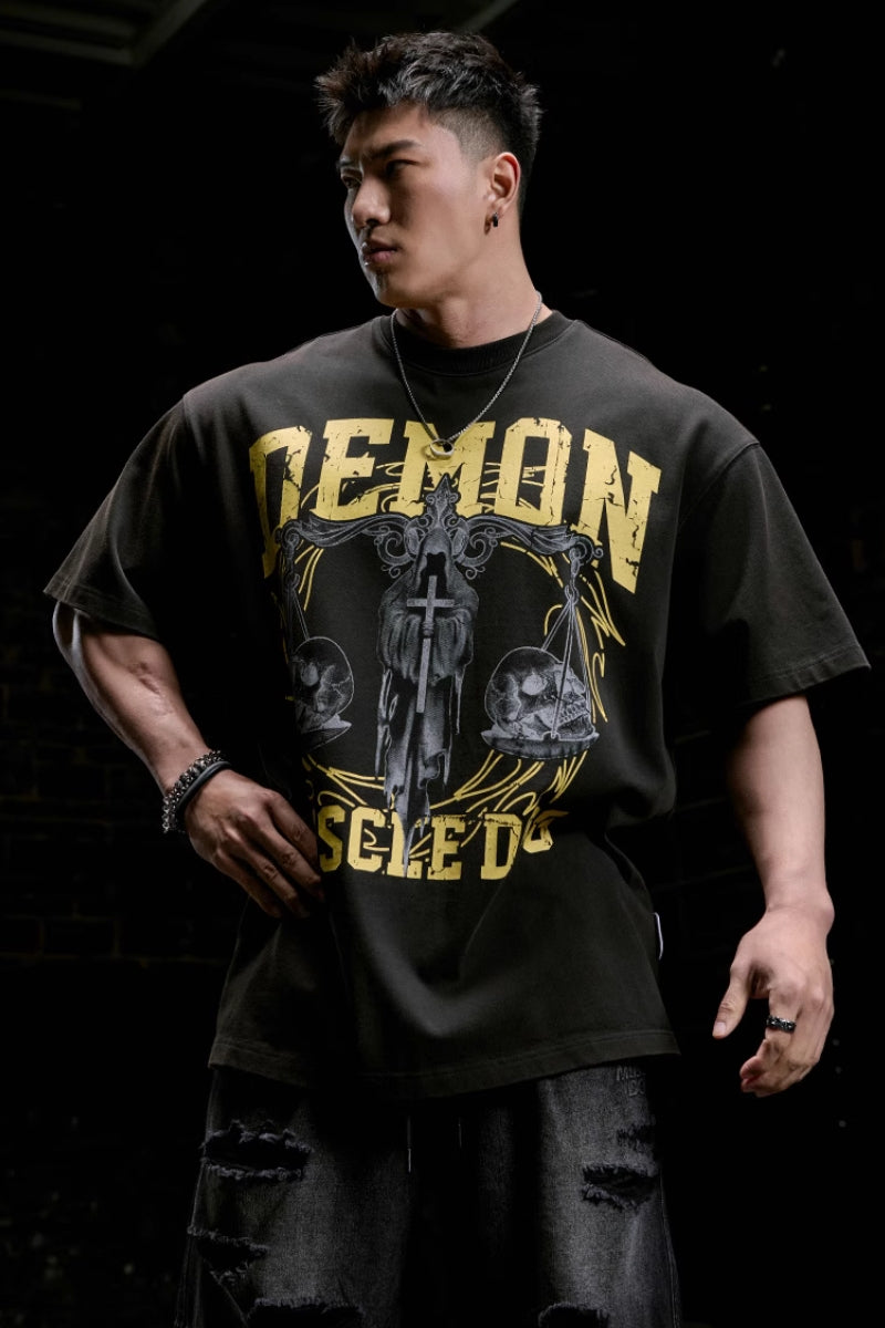 Heavy Texture Sports T-Shirt  #MD080