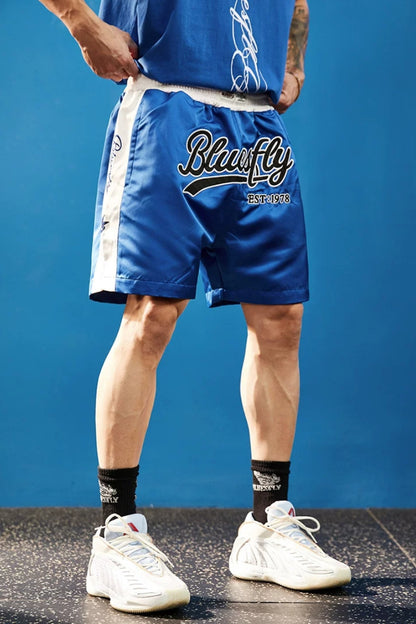 Silky Touch Wide Script Shorts  #BF155