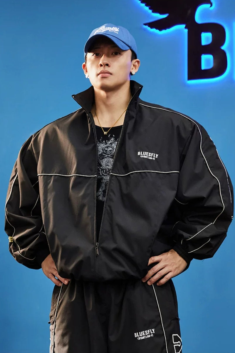 Outline Graphic Track Jacket  #BF159