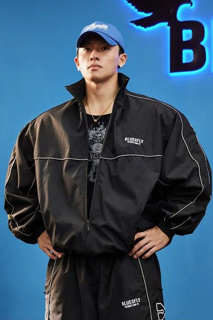 Outline Graphic Track Jacket  #BF159