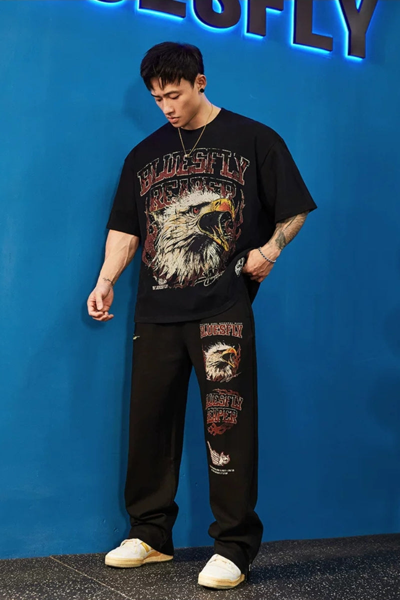 Heavy Cotton Eagle T-Shirt  #BF150