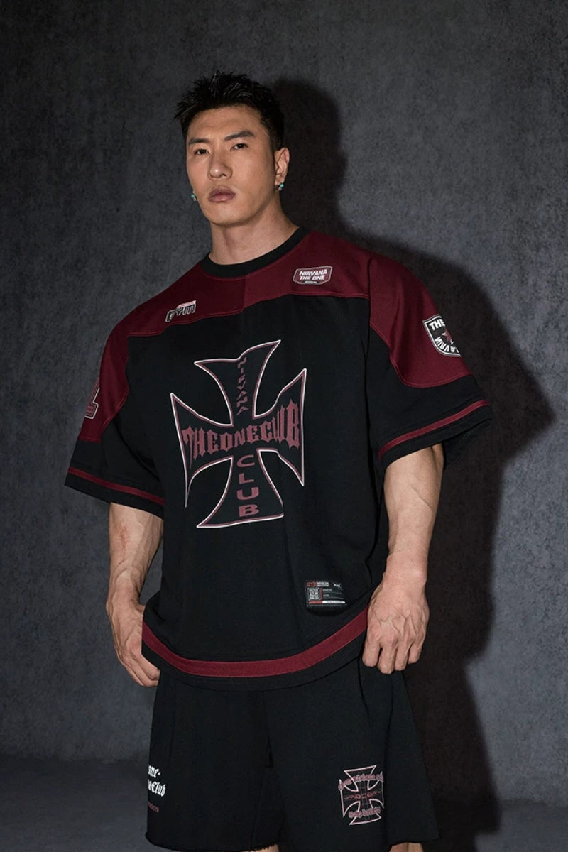 Multi Badge Block IceSkin T-Shirt  #TK035