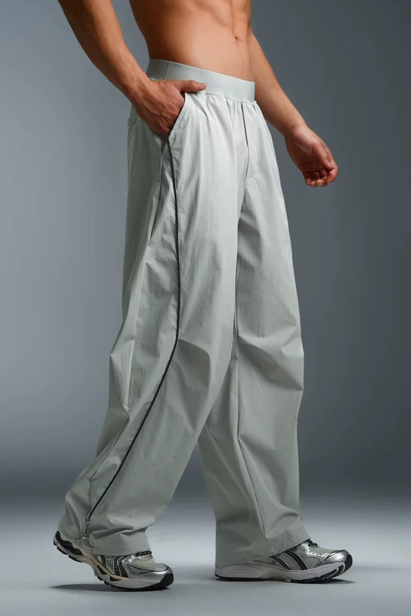 Piping Cocoon Light Pants  #BD003