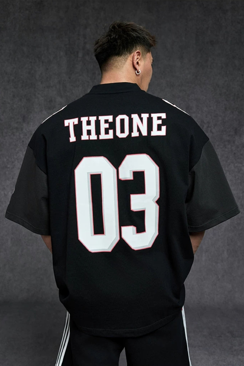 Badge Number Jersey T-Shirt  #TK041
