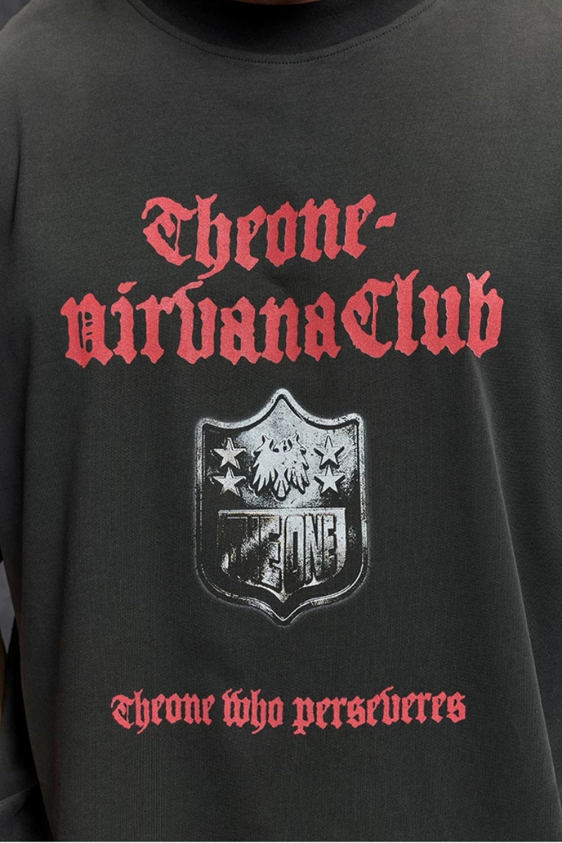 Shield Logo Oversized T-Shirt  #TK043