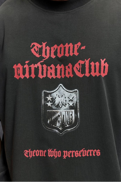 Shield Logo Oversized T-Shirt  #TK043