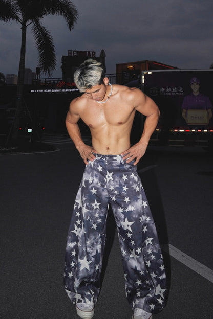 Galaxy Star Wide Pants  #PM008