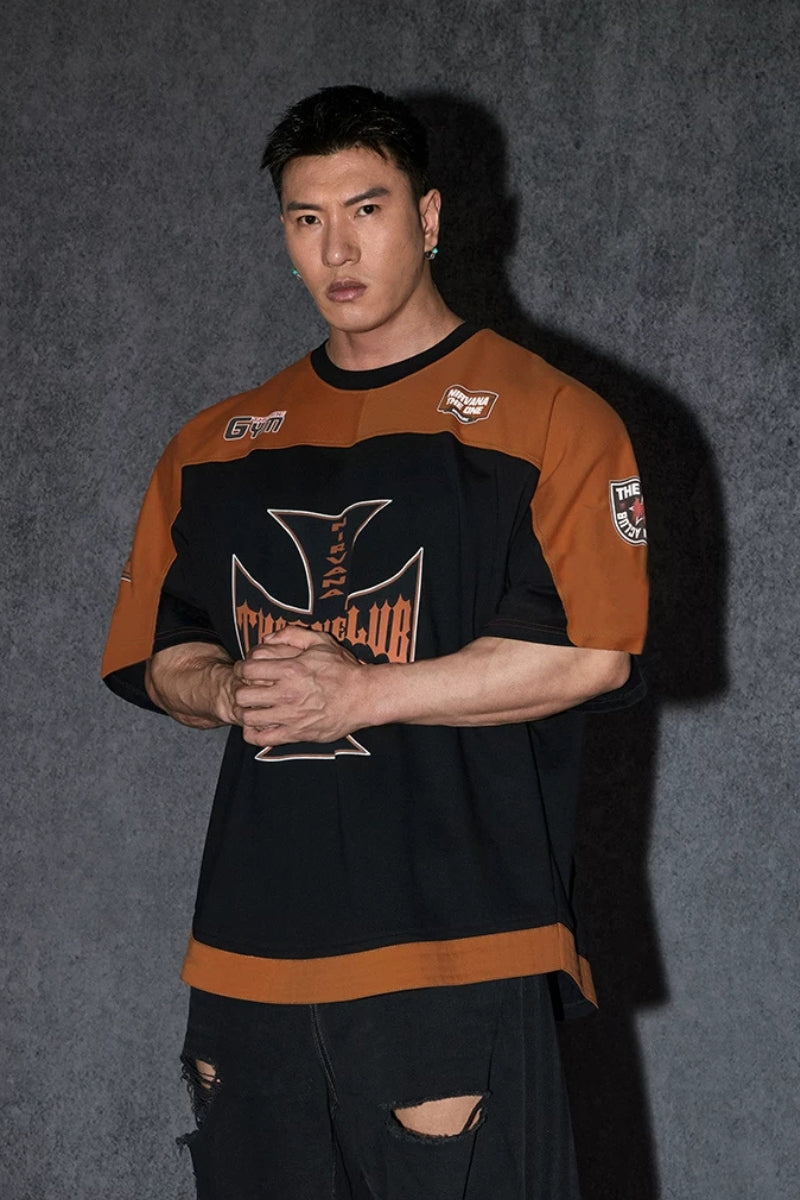 Multi Badge Block IceSkin T-Shirt  #TK035
