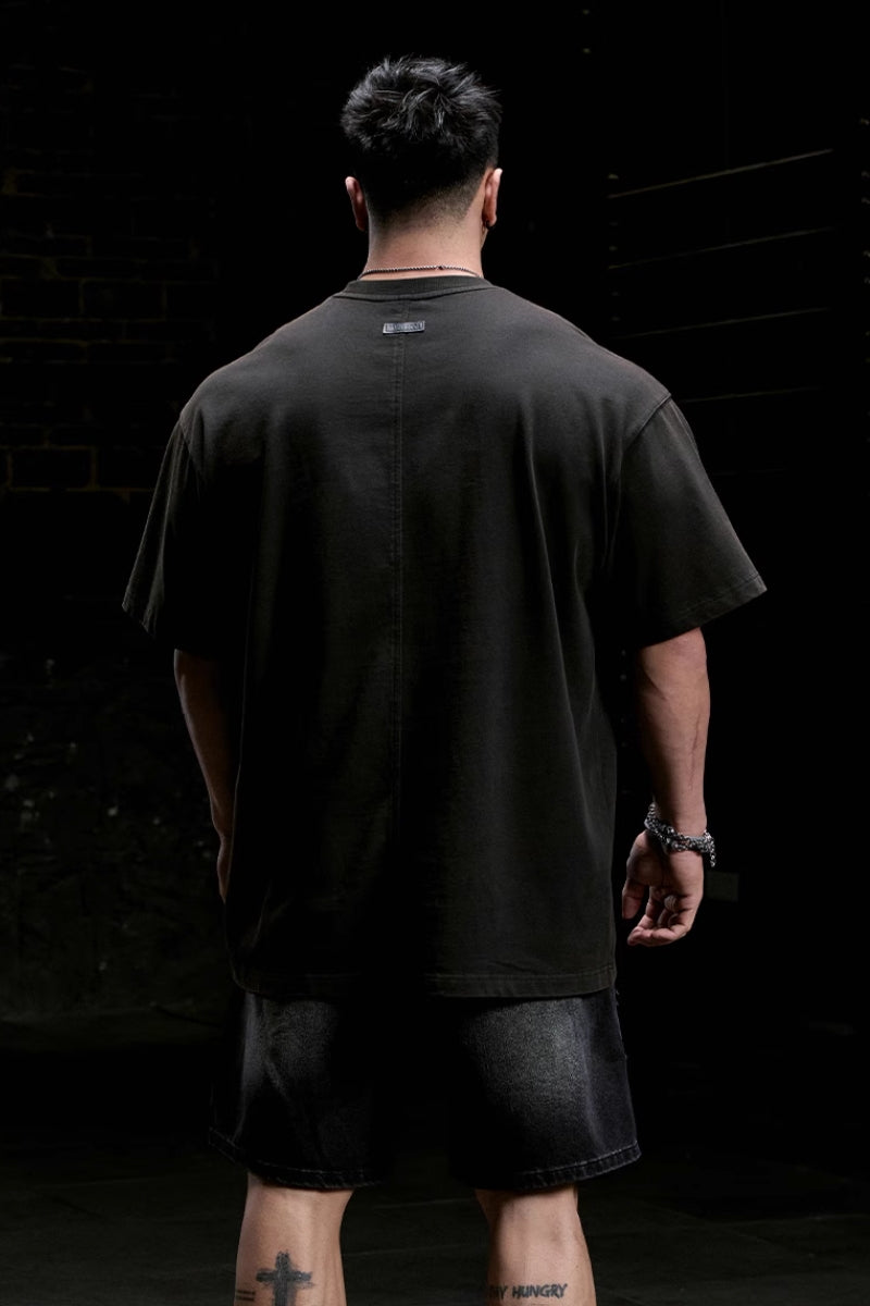 Heavy Texture Sports T-Shirt  #MD080