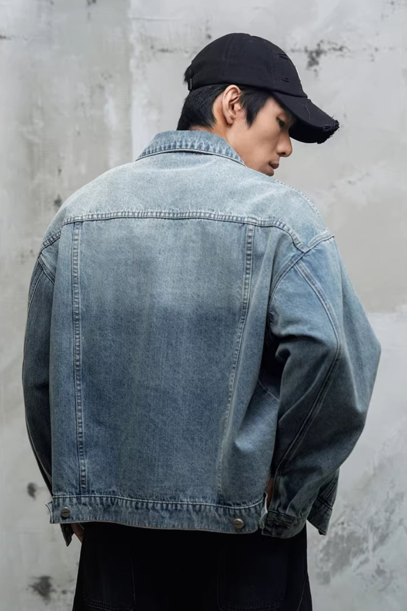 BoxFit Denim Trucker Jacket  #LM038