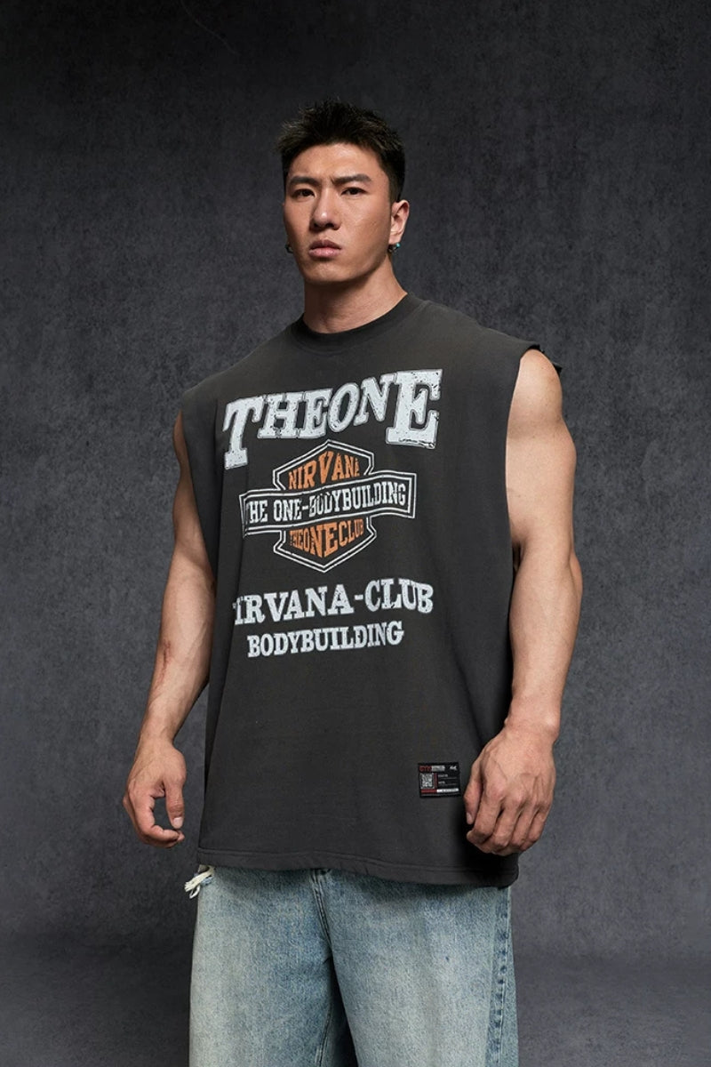Club Badge Loose Sleeveless  #TK036