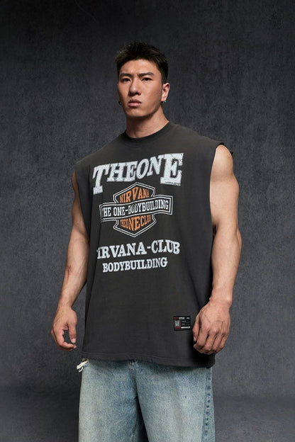 Club Badge Loose Sleeveless  #TK036