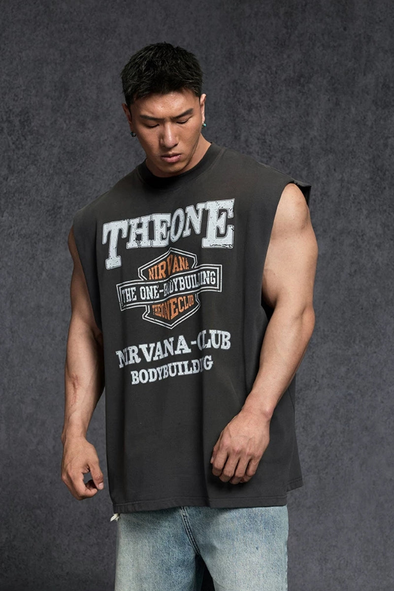 Club Badge Loose Sleeveless  #TK036