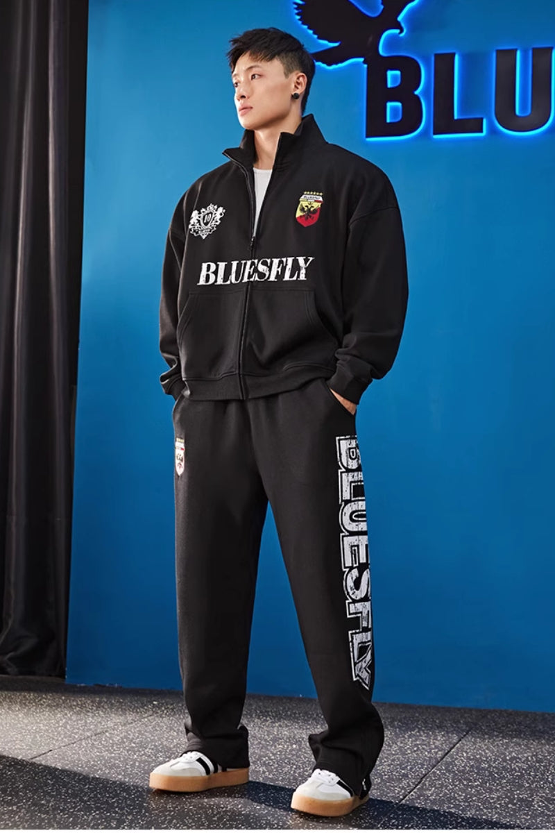 Shield Logo Heavy Warm Sweatpants  #BF127