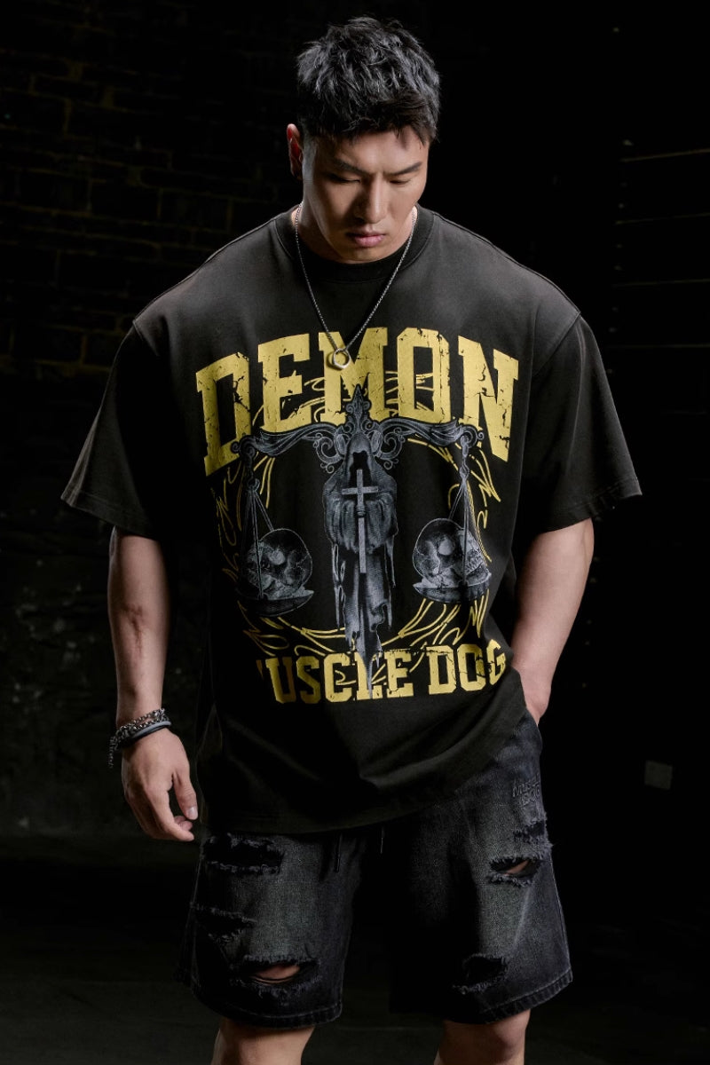 Heavy Texture Sports T-Shirt  #MD080