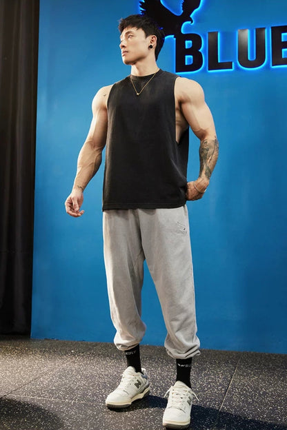 Loose Cut-Off Washed Sleeveless  #BF153