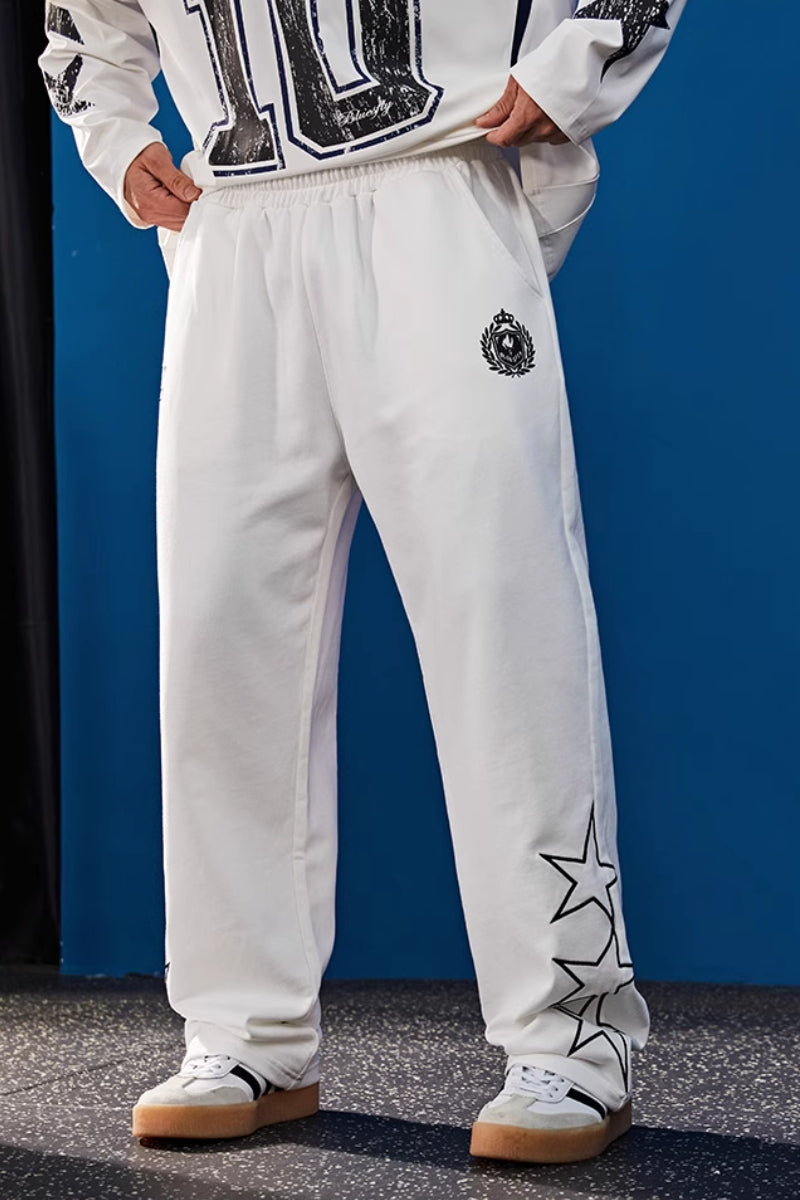 Starline Varsity Straight Sweatpants  #BF126