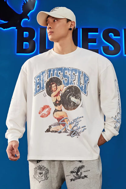 Power Art Oversized Long Sleeve  #BF104