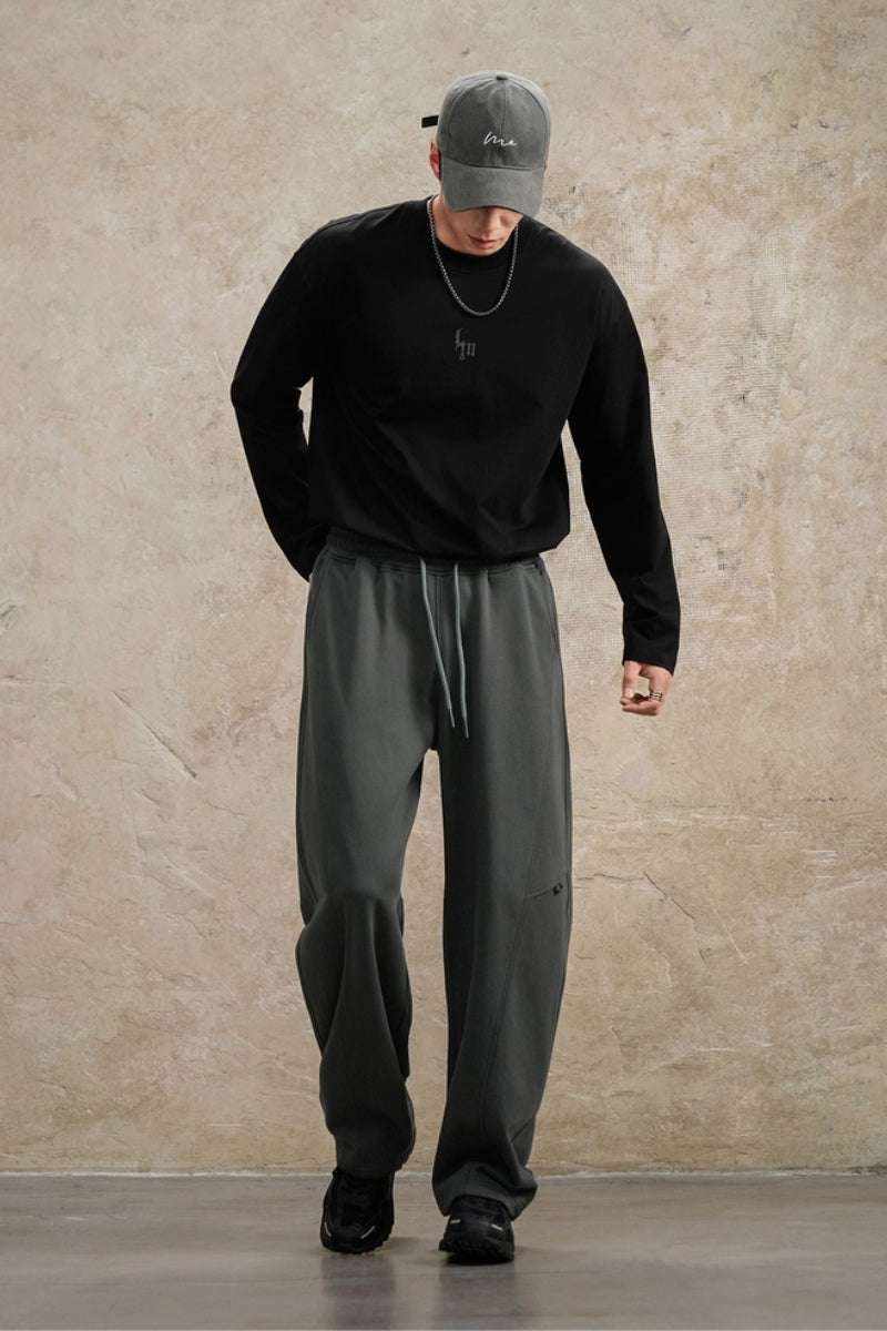 Arc Cut Relax Sweat Pants  #LM037
