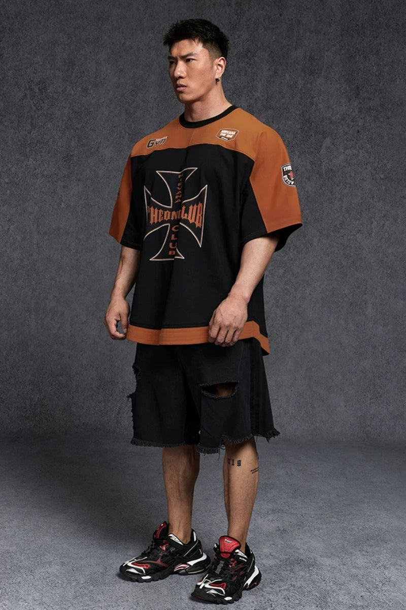Multi Badge Block IceSkin T-Shirt  #TK035