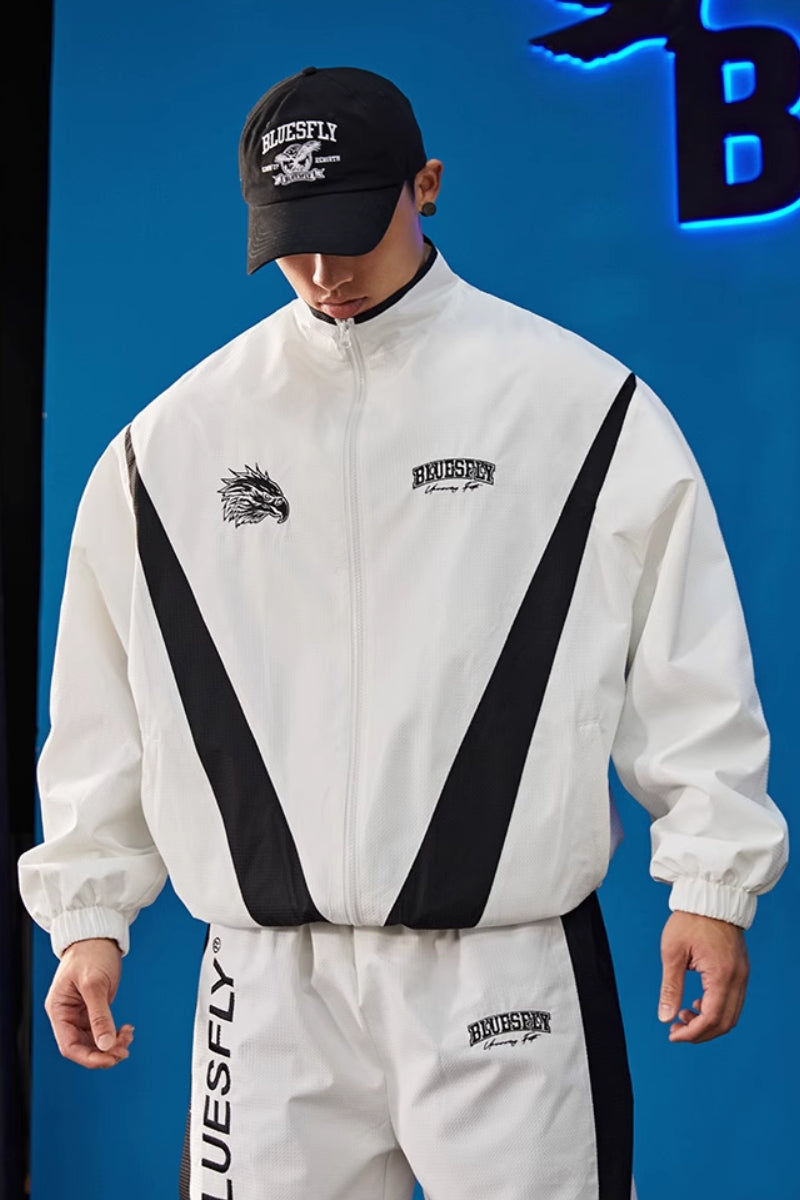 Dual Tone Track Jacket  #BF110