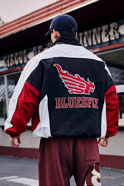 Vintage Racing Track Jacket  #BF137