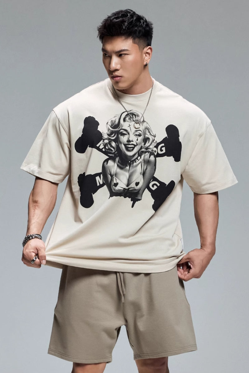 Sexy Print Training T-Shirt  #MD079