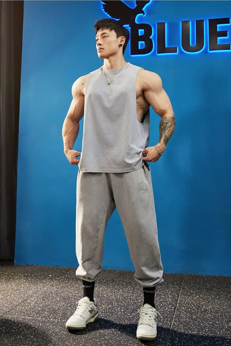 Loose Cuff Washed Jogger  #BF154