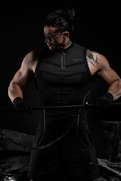 MetaDry Seamless Zip Vest  #MG014