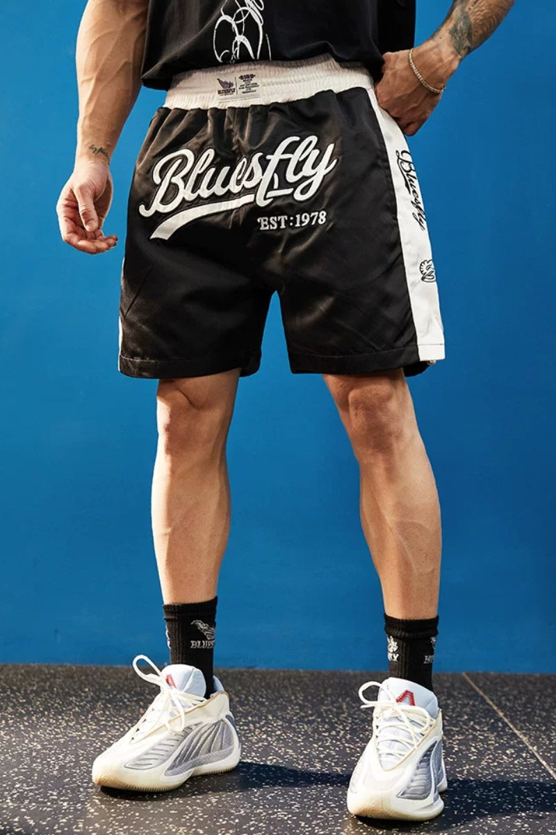 Silky Touch Wide Script Shorts  #BF155