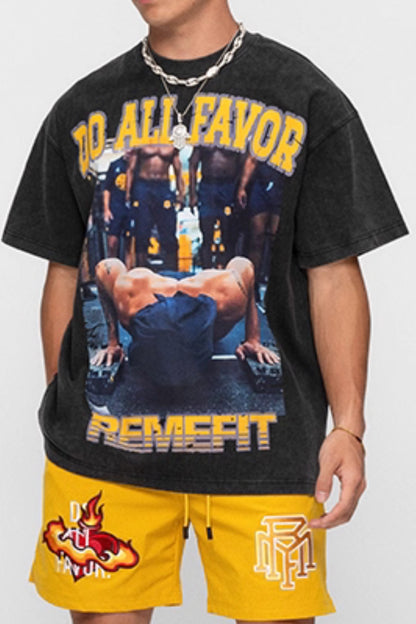 Heavy Hit Graphic T-Shirt  #RF003