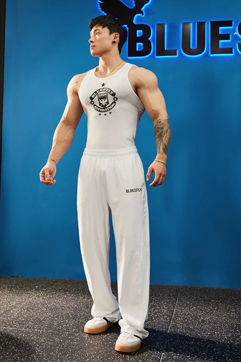 Muscle Fit Crest Tank  #BF152
