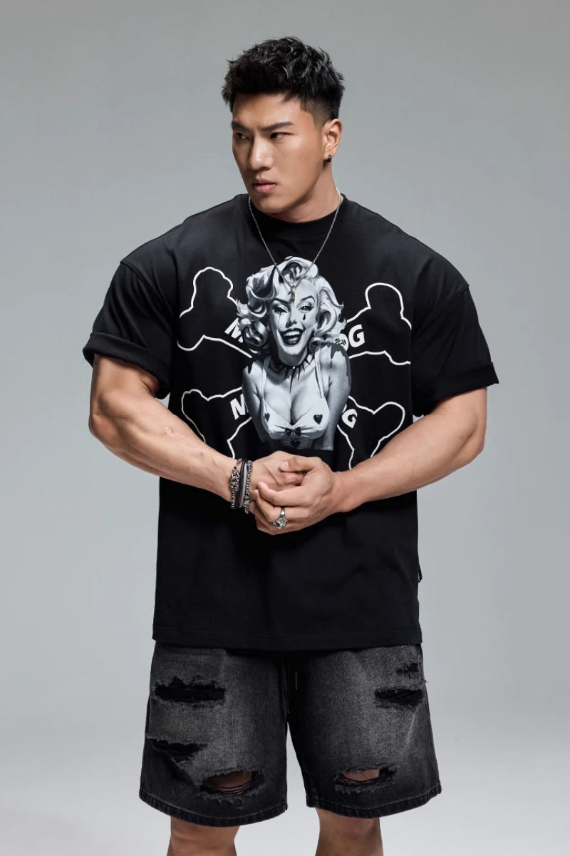 Sexy Print Training T-Shirt  #MD079