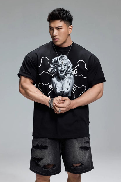 Sexy Print Training T-Shirt  #MD079