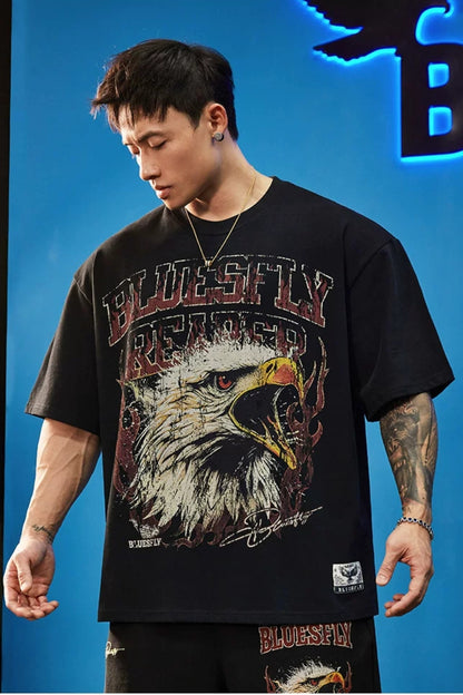Heavy Cotton Eagle T-Shirt  #BF150