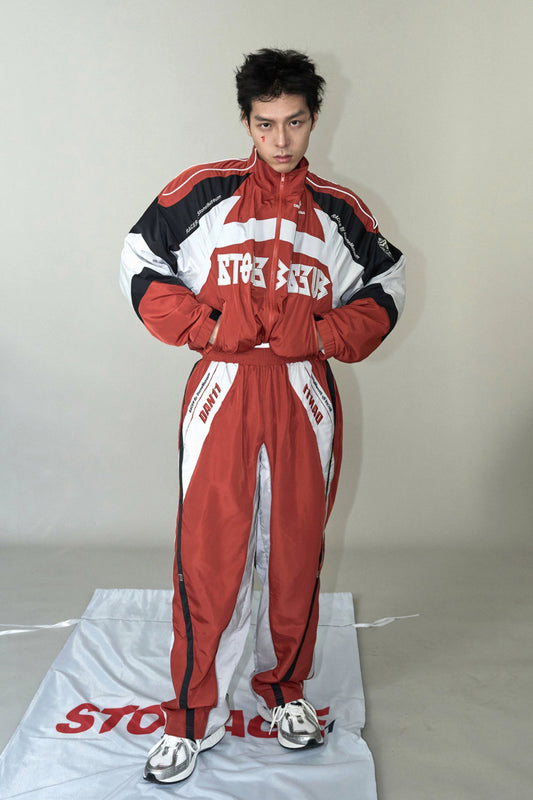 Red Street Racer Jacket  #YG008