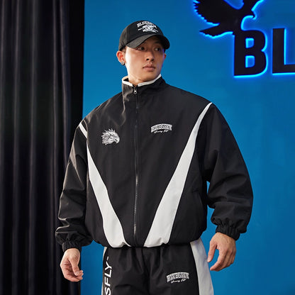 Dual Tone Track Jacket  #BF110
