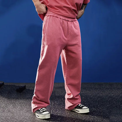 Fitness Washed Color Sweatpants #BF053
