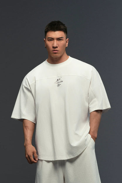 Flame Crest Muscle T-Shirt  #TK021